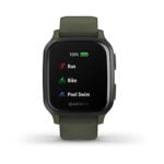 Garmin Venu Sq Music, GPS Fitness Smartwatch, Moss/Slate 23