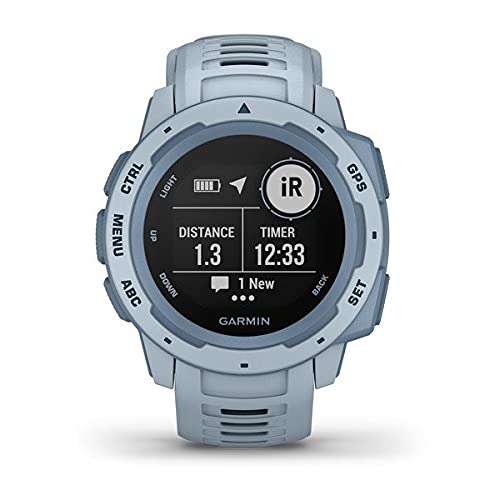 Garmin Instinct, Rugged Outdoor GPS Watch, Sea Foam 18