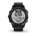 Garmin Fenix 6 Pro, Premium Multisport GPS Smartwatch, Black With Black Band 23