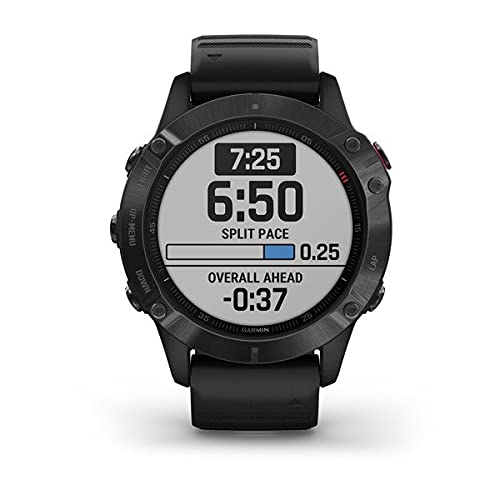 Garmin Fenix 6 Pro, Premium Multisport GPS Smartwatch, Black With Black Band 13