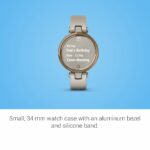Garmin Lily, Small GPS Smartwatch with Touchscreen and Patterned Lens, Rose Gold and Light Tan, 1 inch (010-02384-01) 17