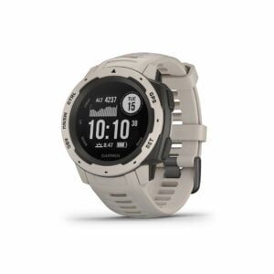 Garmin Instinct, Rugged Outdoor GPS Watch, Tundra 15