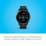 Garmin Venu 2 Plus, GPS Smartwatch with Call and Text, Advanced Health Monitoring and Fitness Features, Slate with Black Band 18