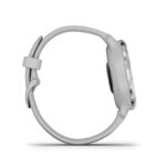 Garmin Venu 2S, GPS Fitness Smartwatch, Silver Stainless Steel Bezel with Mist Gray Band 46