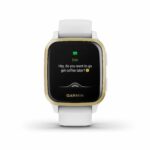 Garmin Venu Sq, GPS Smartwatch with Bright Touchscreen Display, Up to 6 Days of Battery Life, Light Gold and White 15