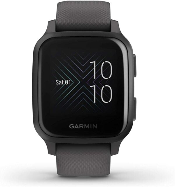 Garmin Venu Sq, GPS Fitness Smartwatch, Shadow Grey/Slate 17
