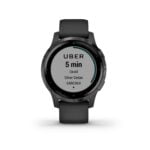 Garmin Vivoactive 4S, GPS Fitness Smartwatch, Black with Slate Hardware 24