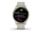 Garmin Venu 2S, Smaller-Sized GPS Smartwatch with Advanced Health Monitoring and Fitness Features, Light Gold Bezel with Tan Case and Silicone Band 15