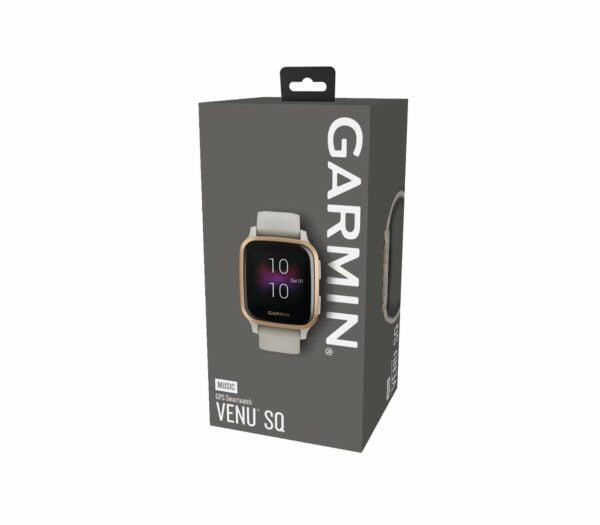 Garmin Venu Sq Music, GPS Fitness Smartwatch, Light Sand/Rose Gold 29