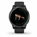 Garmin Venu, GPS Fitness Smartwatch, Black & Slate Grey 35