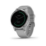 Garmin Vivoactive 4S, GPS Fitness Smartwatch, Powder Grey with Silver Hardware 21