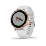 Garmin Vivoactive 4S, GPS Fitness Smartwatch, White with Rose Gold Hardware 21