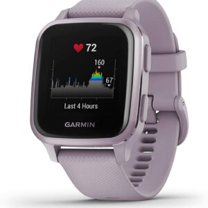 Garmin Venu Sq, GPS Fitness Smartwatch, White/Light Gold 44