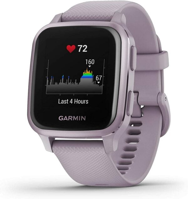 Garmin Venu Sq, GPS Fitness Smartwatch, Purple & Lavender 16