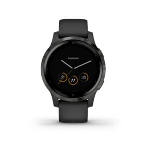 Garmin Vivoactive 4S, GPS Fitness Smartwatch, Black with Slate Hardware