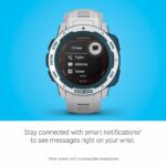 Garmin Instinct Solar, Surf Edition, Rugged Outdoor GPS Watch, Cloudbreak 19