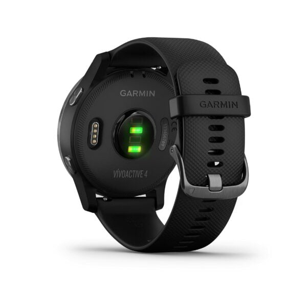 Garmin Vivoactive 4, GPS Fitness Smartwatch, Black with Slate Hardware 17