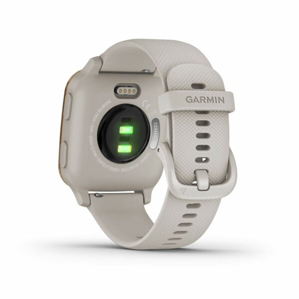 Garmin Venu Sq Music, GPS Fitness Smartwatch, Light Sand/Rose Gold 27