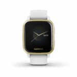 Garmin Venu Sq, GPS Smartwatch with Bright Touchscreen Display, Up to 6 Days of Battery Life, Light Gold and White 14