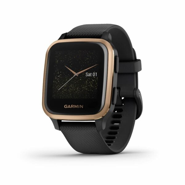 Garmin Venu Sq Music, GPS Smartwatch with Bright Touchscreen Display, Features Music and Up to 6 Days of Battery Life, Black and Rose Gold 8