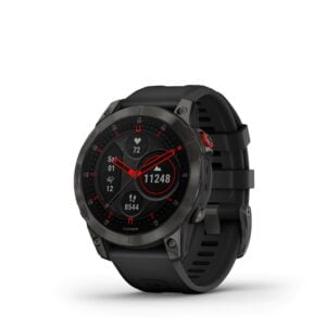 Garmin epix® (Gen 2), Carbon Gray DLC Titanium with Black Band, Premium Active Smartwatch