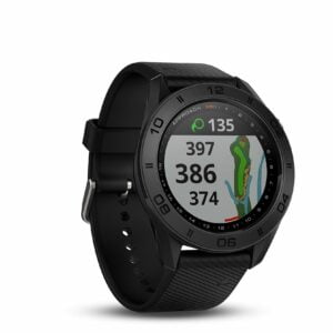 Garmin Approach S60, Sleek GPS Golf Watch, Black With Black Band 3