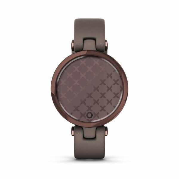 Garmin Lily, Stylish Fitness Smartwatch, Dark Bronze Bezel with Paloma Case and Italian Leather Band, 1 inch (010-02384-A0) 9