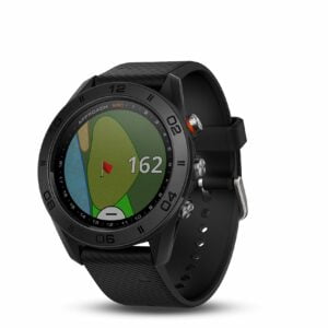 Garmin Approach S60, Sleek GPS Golf Watch, Black With Black Band