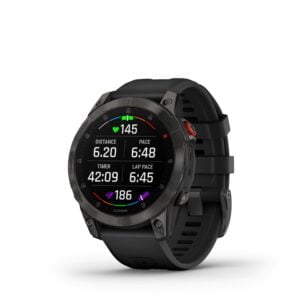 Garmin epix® (Gen 2), Carbon Gray DLC Titanium with Black Band, Premium Active Smartwatch 3