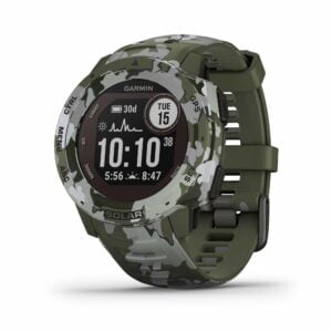 Garmin Instinct Solar, Tactical Edition, Rugged Outdoor GPS Watch, Moss 20