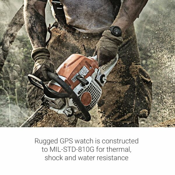 Garmin Instinct, Rugged Outdoor GPS Watch, Tundra 12