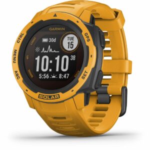 Garmin Instinct Solar, Tactical Edition, Rugged Outdoor GPS Watch, Moss 21