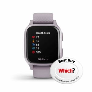 Garmin Venu Sq, GPS Fitness Smartwatch, Purple & Lavender 3