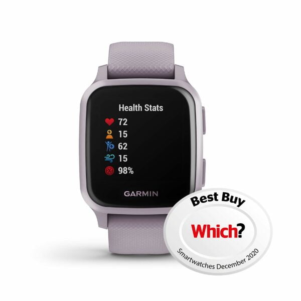 Garmin Venu Sq, GPS Fitness Smartwatch, Purple & Lavender 17