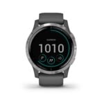 Garmin Vivoactive 4, GPS Fitness Smartwatch, Shadow Grey & Silver 19