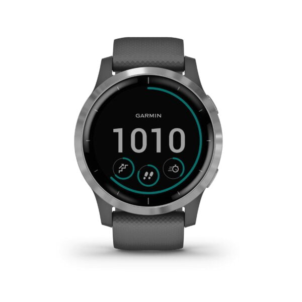 Garmin Vivoactive 4, GPS Fitness Smartwatch, Shadow Grey & Silver 11