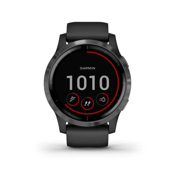 Garmin Vivoactive 4, GPS Fitness Smartwatch, Black with Slate Hardware 10