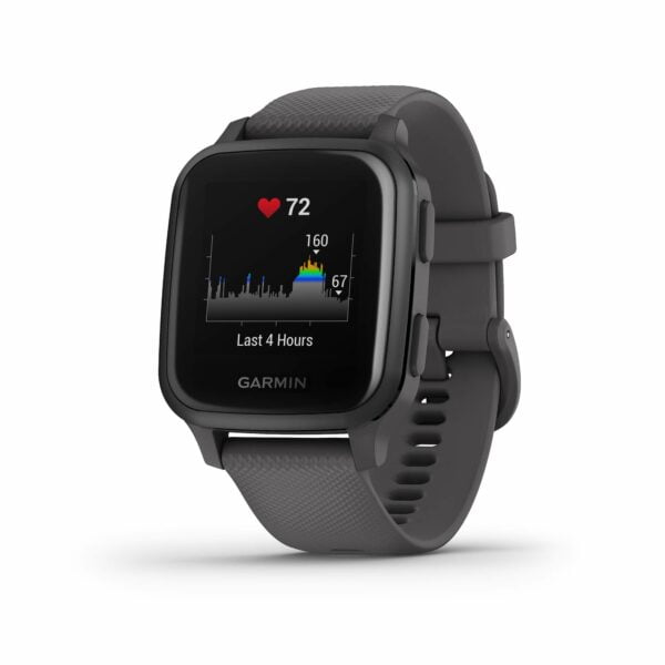 Garmin Venu Sq, GPS Fitness Smartwatch, Shadow Grey/Slate 24