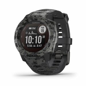 Garmin Instinct, Rugged Outdoor GPS Watch, Tundra 27