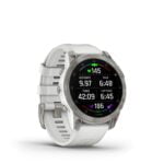 Garmin epix® (Gen 2), Silver Titanium with Carrera White Silicone Band, Premium Active Smartwatch 20