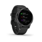 Garmin Vivoactive 4S, GPS Fitness Smartwatch, Black with Slate Hardware 20