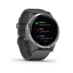 Garmin Vivoactive 4, GPS Fitness Smartwatch, Shadow Grey & Silver 20