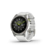 Garmin epix® (Gen 2), Silver Titanium with Carrera White Silicone Band, Premium Active Smartwatch 16