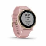 Garmin Vivoactive 4S, GPS Fitness Smartwatch, Rose Pink & Light Gold Small 14