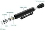 OLIGHT I3T EOS 180 Lumens Dual-Output Slim EDC Torch, Tail Switch Flashlight Powered by AAA Battery for Camping and Hiking 25