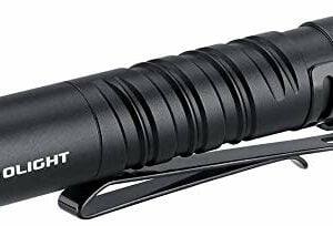 OLIGHT I3T EOS 180 Lumens Dual-Output Slim EDC Torch, Tail Switch Flashlight Powered by AAA Battery for Camping and Hiking
