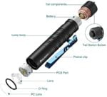 OLIGHT I5T EOS 300 Lumens Slim EDC Torch, 2 Lighting Modes Tail Switch Waterproof Flashlight with Clip for Camping and Hiking, Powered by AA Battery (Black) 17