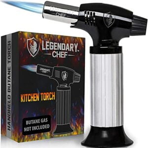 Butane Torch, Kollea Kitchen Blow Torch Refillable Cooking Torch Lighter, Mini Creme Brulee Torch with Safety Lock & Adjustable Flame for Desserts, BBQ, Soldering(Butane Gas Not Included) 21