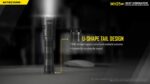 Nitecore MH25 v2 Type-C USB Rechargeable LED Flashlight – 1300 Lumens, 475 Meters w/Extra NL2150HPR Battery 26