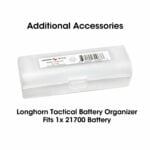 Nitecore P10i 1800 Lumen USB-C Rechargeable Tactical Flashlight, Strobe Ready with LumenTac Battery Case 17